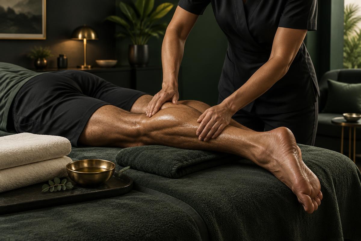 Focused sports recovery massage treatment